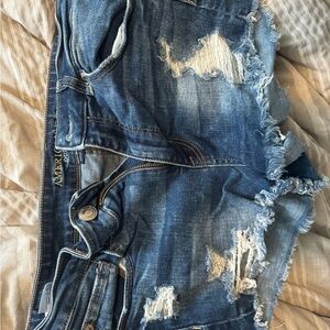 American Eagle Outfitters Women's Blue Denim Shorts